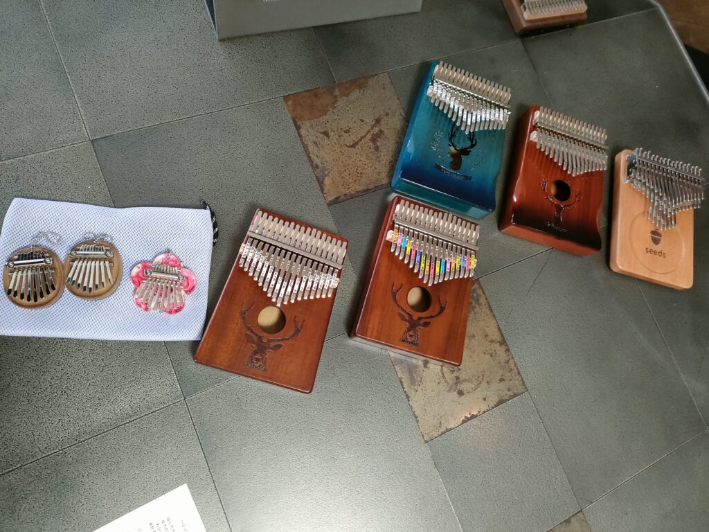 レッスンを待つカリンバ